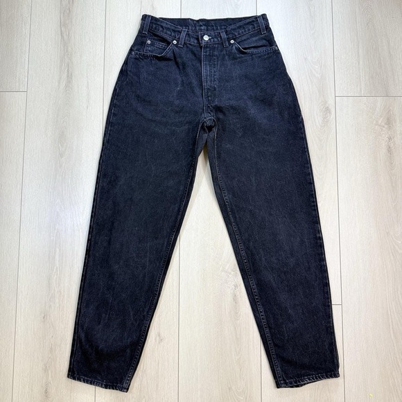 Levi's 560 Loose Fit Tapered Leg Jeans Men's 32x32 Black Denim Vintage USA Y2K - Picture 1 of 8
